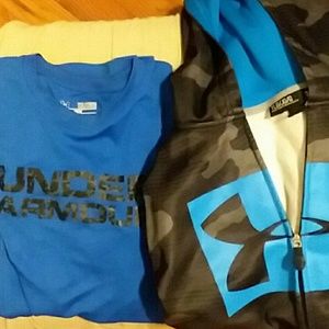 Under Armour bundle long sleeve and zip up